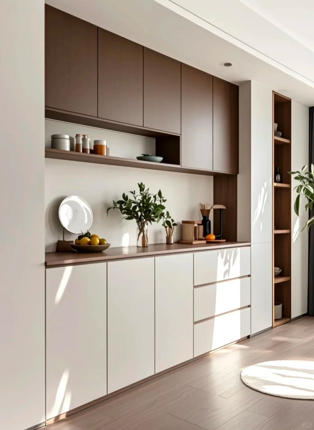 Skema warna sing menarik kanggo sideboards