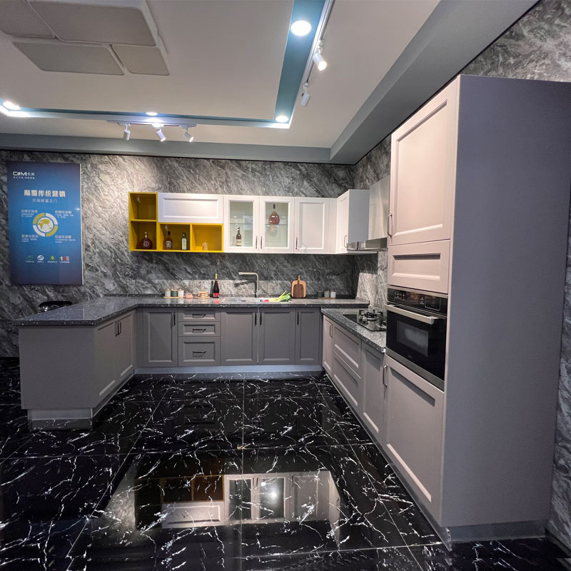 Napa Kabinet Pawon Gray Modern PVC Dadi Pilihan Pertama kanggo Omah Kontemporer?